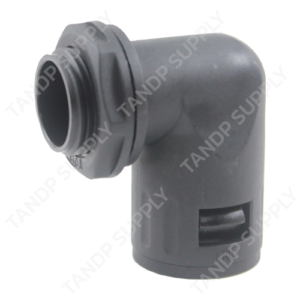 ข้อต่องอพลาสติก (Plastic Elbow Quick Fitting for Flexible Conduit)