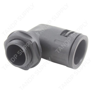 ข้อต่องอพลาสติก (Plastic Elbow Quick Fitting for Flexible Conduit)