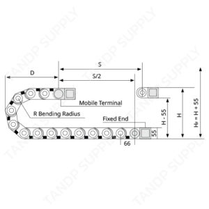 รางกระดูกงู พลาสติก รุ่น H35 Series (Heavy Duty)