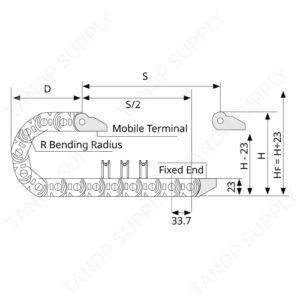 รางกระดูกงู พลาสติก รุ่น T18 Small Series