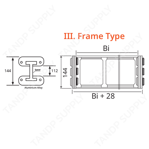 รายละเอียด รางกระดูกงู รุ่น TL180 (Steel Cable Drag Chain TL180)