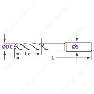 ดอกสว่านไฮสปีดพาวเดอร์ โค้ทติ้ง (HSS Powder Metal <168>)