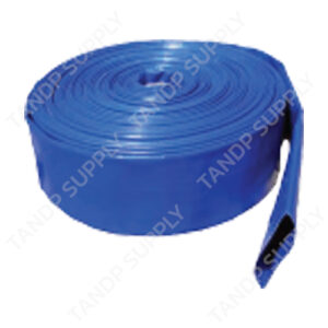 สายส่งน้ำแบนราบสีฟ้า (PVC Layflat Hose)