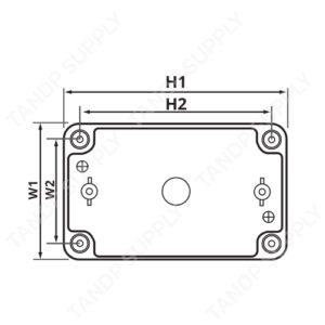 กล่องพักสายไฟพลาสติก (สกรู)