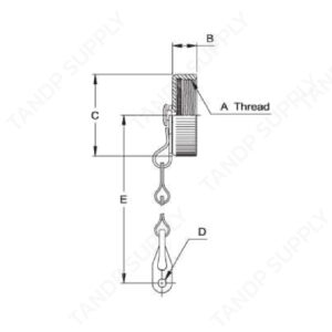 คอนเนคเตอร์แบบกลม MS25043 (Protective Cover for Receptacle)