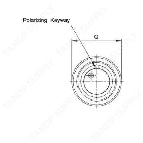 คอนเนคเตอร์แบบกลม MS3106A (Straight Plug)